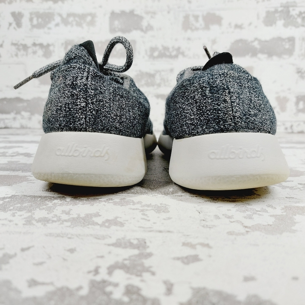 Allbirds Gray Wool Lace Up Comfort Running Walking Athletic Sneakers D824 - Picture 5 of 11